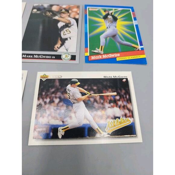 Lot of 7 Mark McGwire Baseball Cards Various Years - Picture 8 of 9